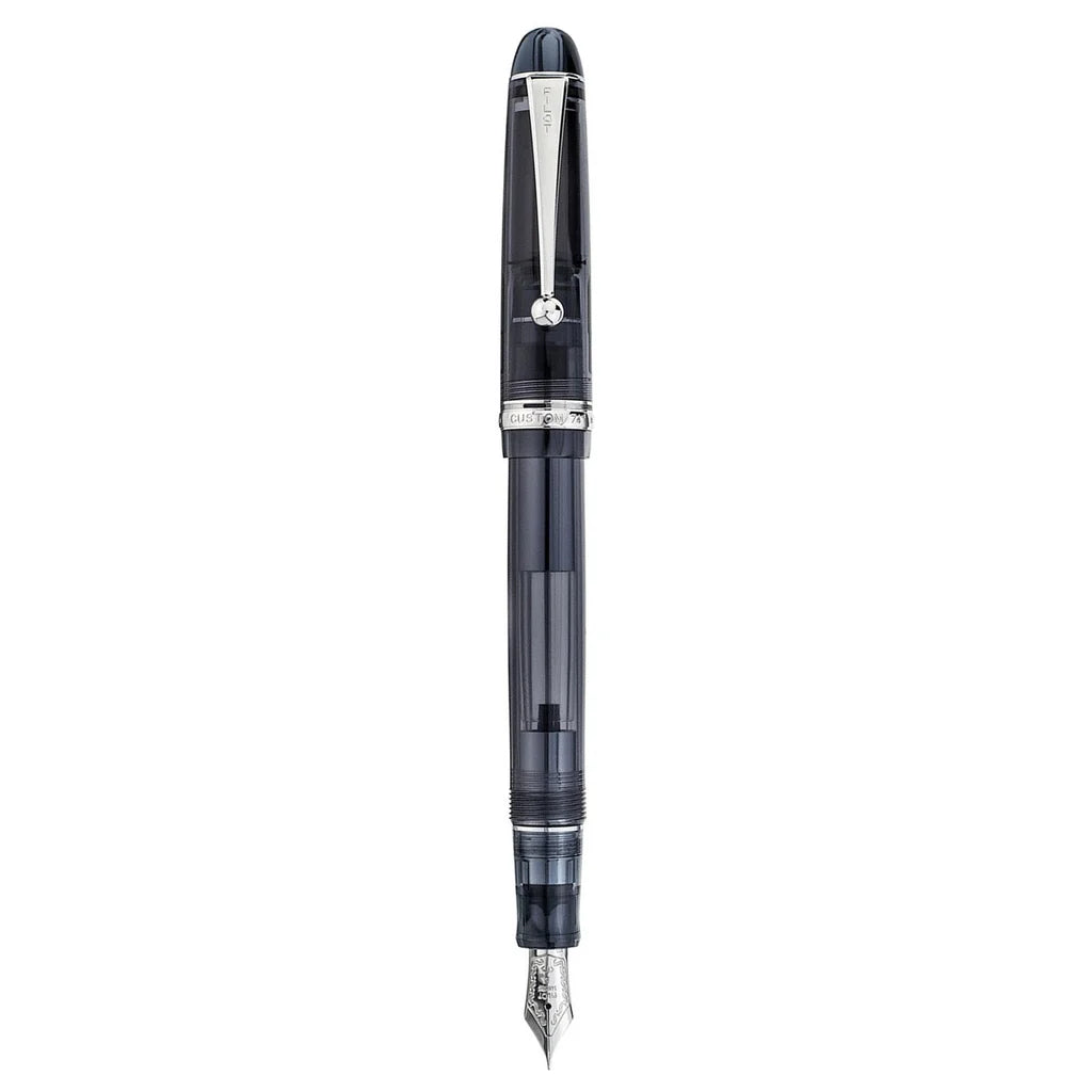 Pilot Custom 74 (M / B) Tinted Black Fountain Pen - Al Qalam