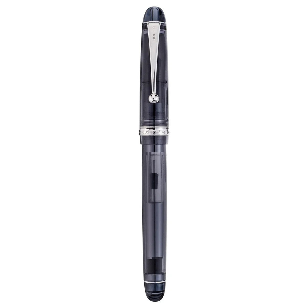 Pilot Custom 74 (M / B) Tinted Black Fountain Pen - Al Qalam