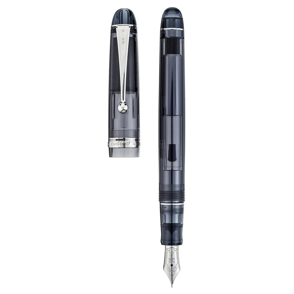 Pilot Custom 74 (M / B) Tinted Black Fountain Pen - Al Qalam