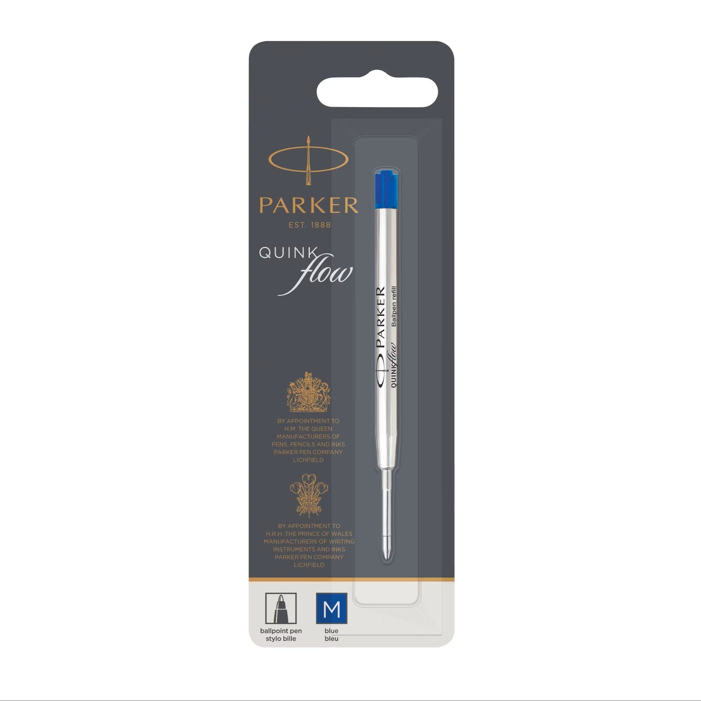 Parker Ballpoint Refill Blue Medium