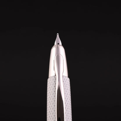 Pilot Capless ( M / B ) Kasuri White CT Fountain Pen - Al Qalam