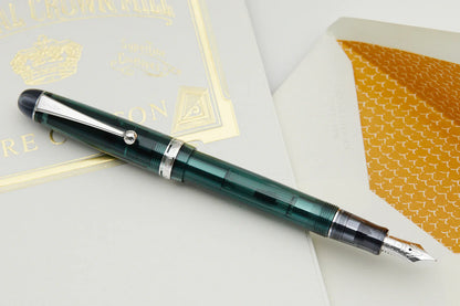 Pilot Custom 74 (M / B) Tinted Green Fountain Pen - Al Qalam