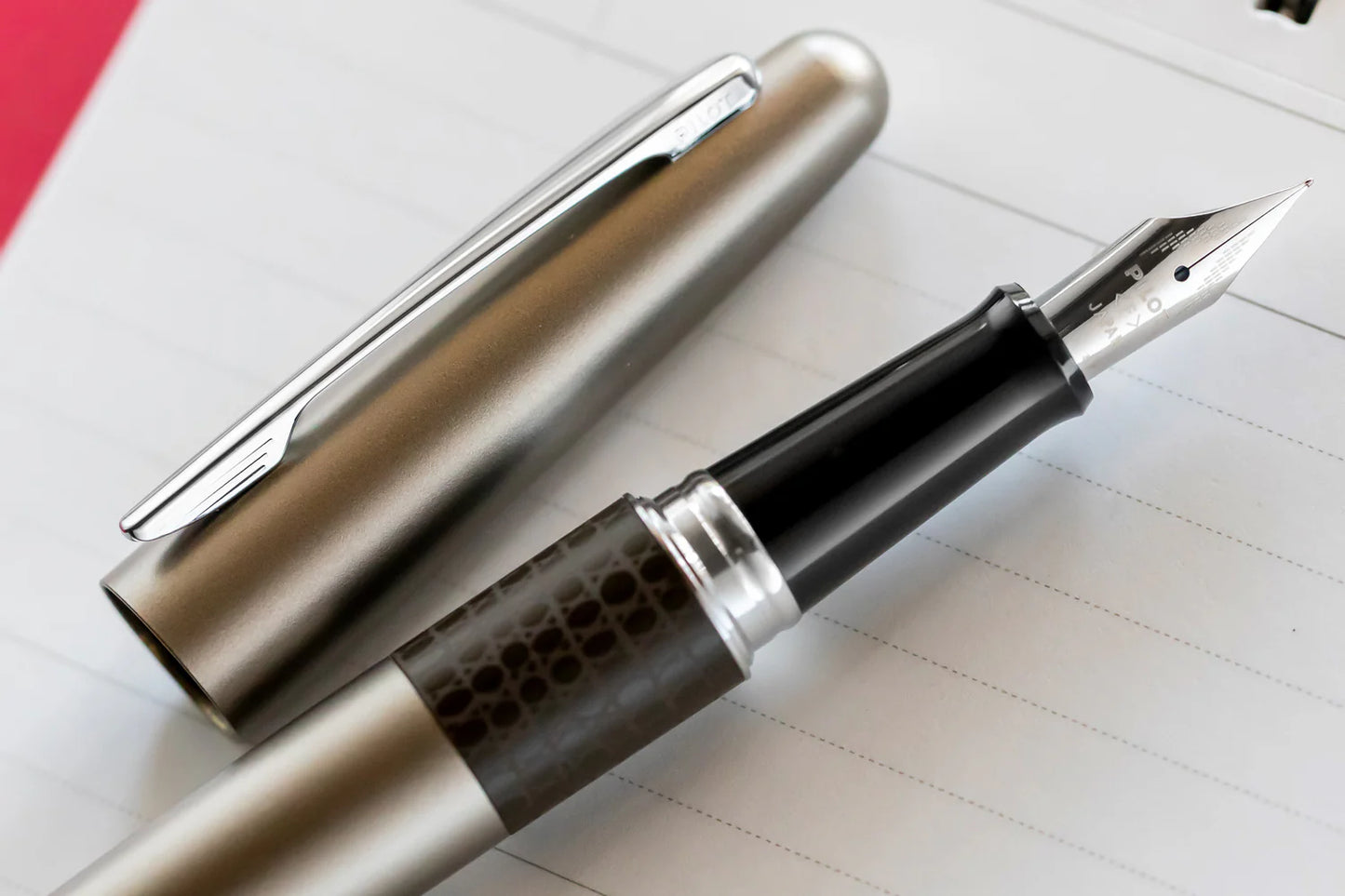 Pilot Fountain Pen Gunmetal Lizard MR 01 - Al Qalam