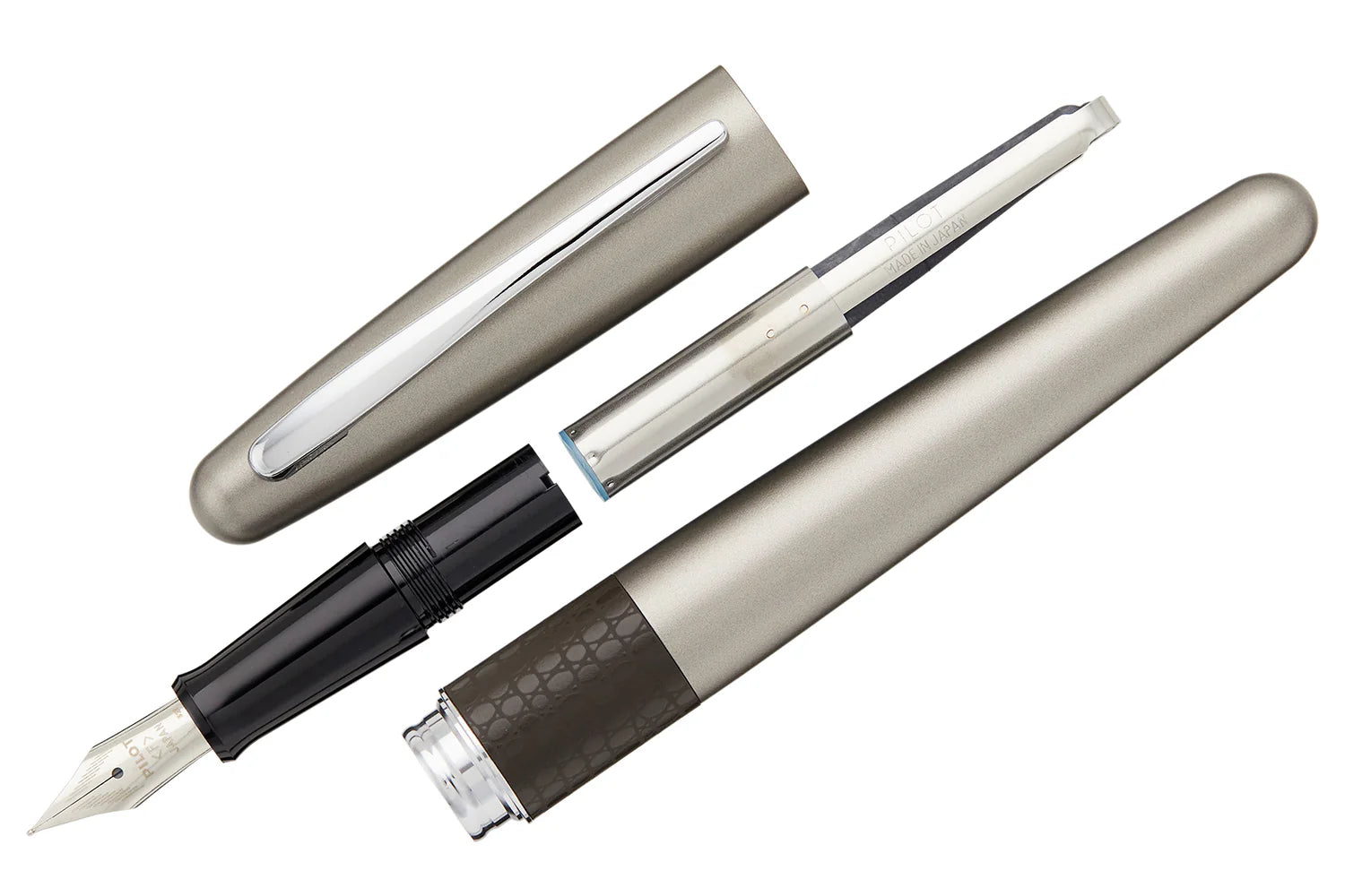 Pilot Fountain Pen Gunmetal Lizard MR 01 - Al Qalam