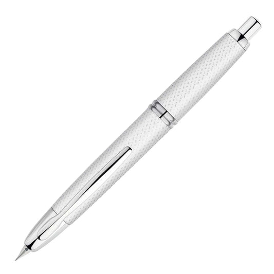 Pilot Capless ( M / B ) Kasuri White CT Fountain Pen - Al Qalam