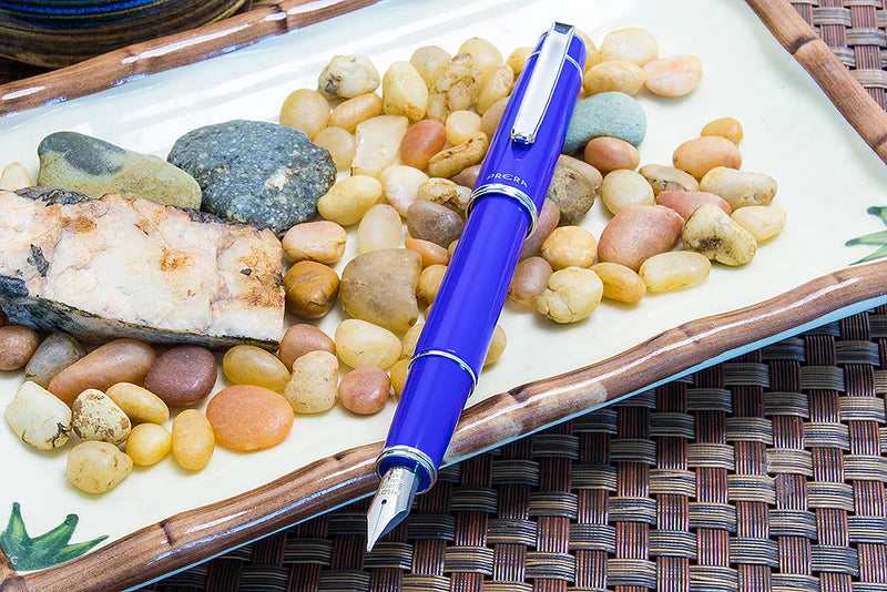 Prera Medium Fountain Pen Blue - Al Qalam