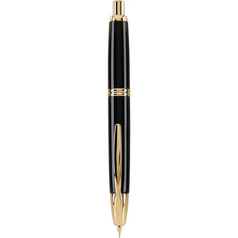 Pilot Capless ( M / B ) Lacquer Black GT Fountain Pen - Al Qalam