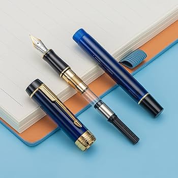 Jinhao Century 100 Fountain Pen Blue - Fine - Al Qalam
