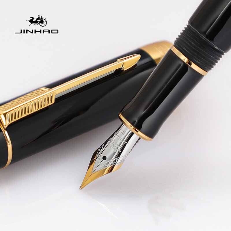 Jinhao Century 100 Fountain Pen Black - Fine - Al Qalam