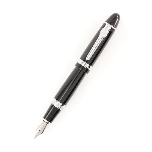 Jinhao 159 Black Chrome Trim Fountain Pen - Al Qalam