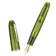 Jinhao 9019 Transparent Green Fountain Pen - Al Qalam
