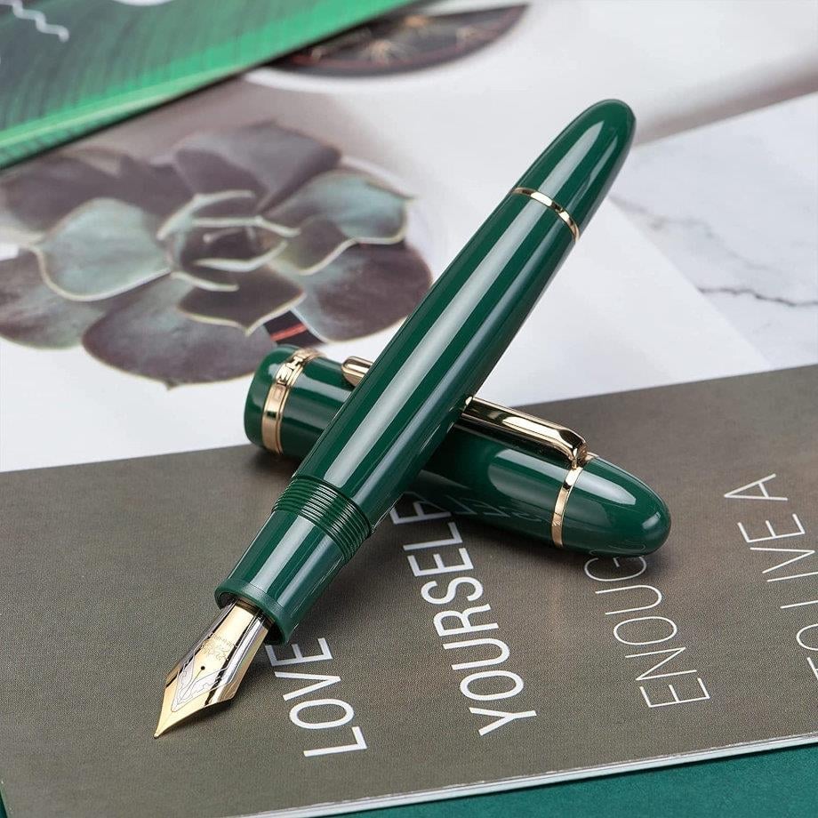 Jinhao X159 Dark Green Fountain Pen - Al Qalam