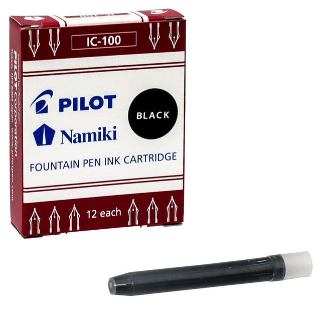 Namiki Fountain Pen Ink Cartridge IC-100 Black - Al Qalam