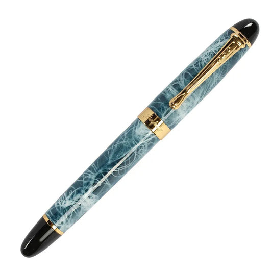 Jinhao X450 Blue Marble Fountain Pen