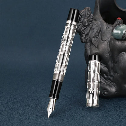 Jinhao S925 Century 100 Sterling Silver Fountain Pen - Al Qalam